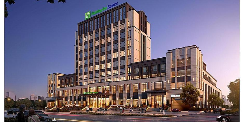 Holiday Inn Express Shanghai Baoyang By Ihg Exterior foto